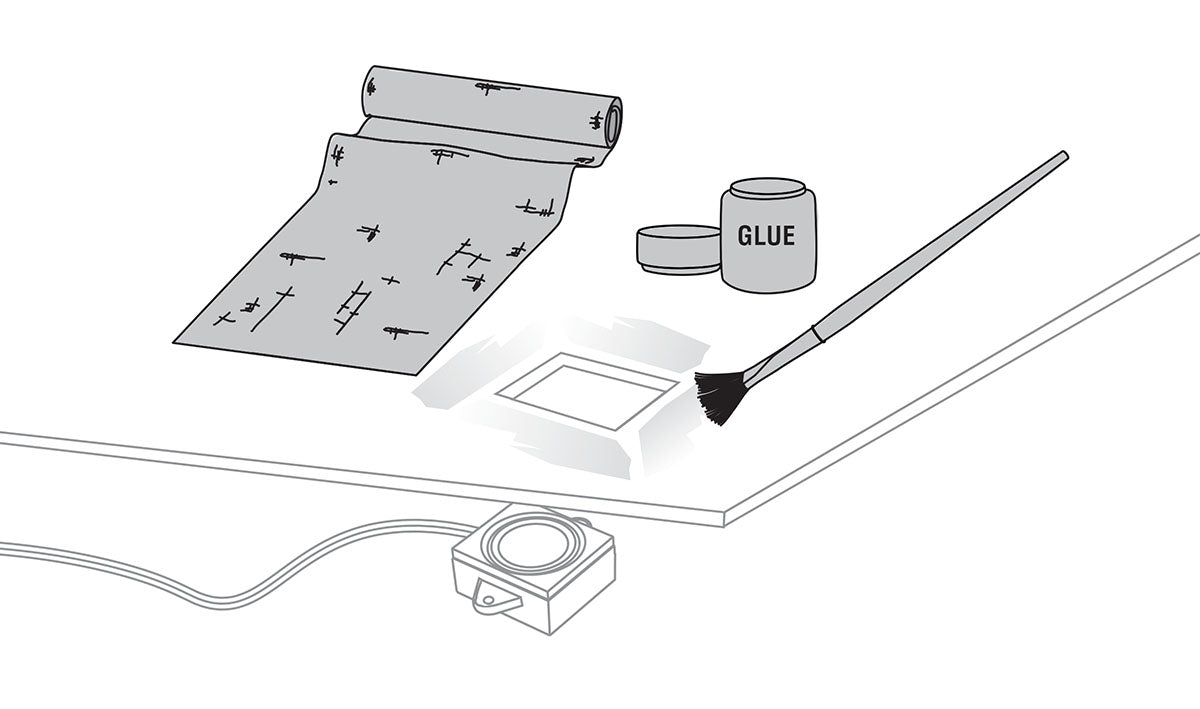 Woodland Scenics JS6964 Just Plug Grill Cloth Kit, detail view