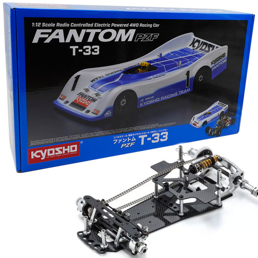 Kyosho 30640 Fantom PZF T-33 4WD 1/12 On-Road Pan Car Kit