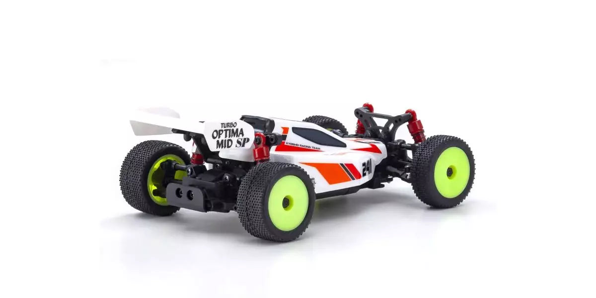 Kyosho 32096W MINI-Z Buggy Readyset TURBO OPTIMA Mid Special White