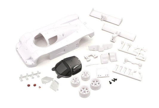 Kyosho MZN193 Sauber Mercedes C9 White Body Set with Wheels Mini-Z.