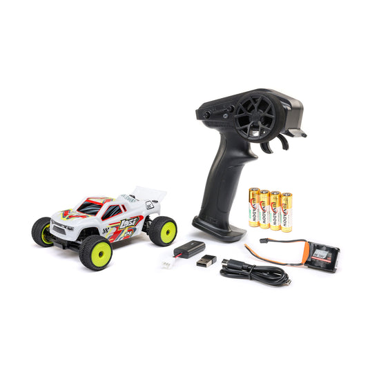 Losi 1/28 Micro-T 2S 2WD RTR Stadium Truck w Battery + Charger White
