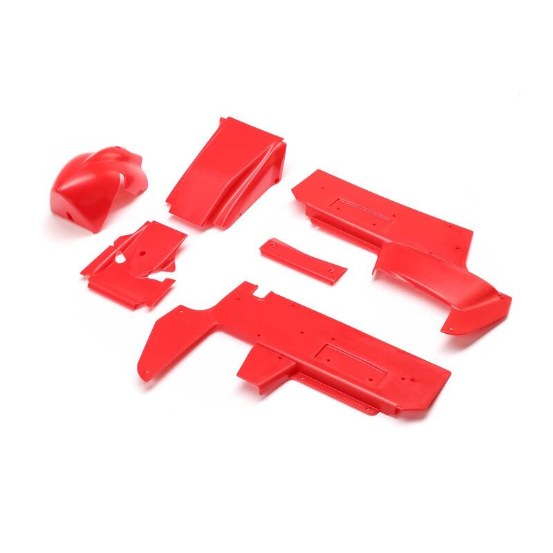 Losi LOS-1891 Body Panel Set, Red: 22S Sprint