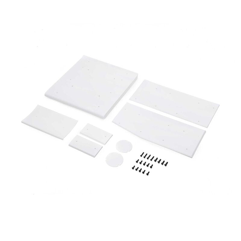 Losi LOS-1894 Wing Panel Set, White: 22S Sprint