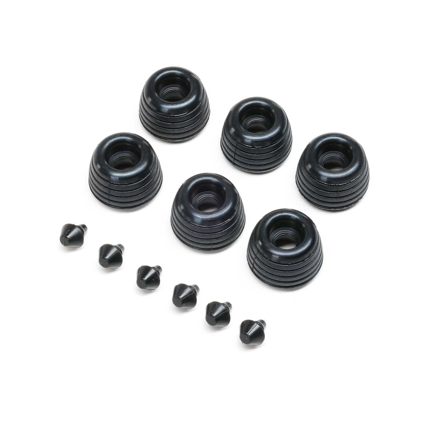Losi LOS2288 Rubber Lean Bar Wheels Stops