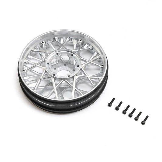 Losi LOS2294 Front Wheel Set Satin Chrome