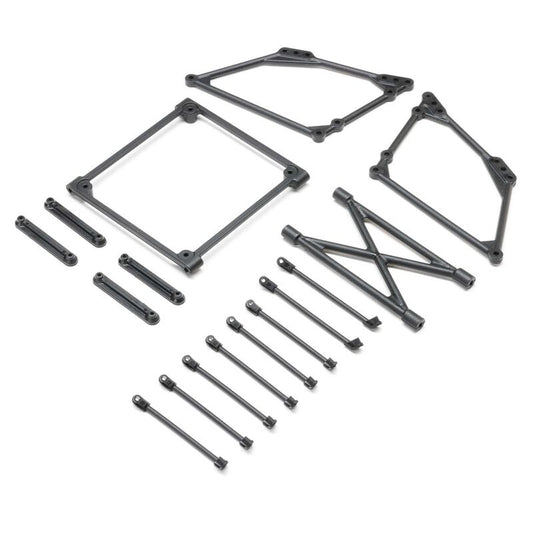 Losi LOS-2428 Top Wing Mount Set, Black: 22S Sprint