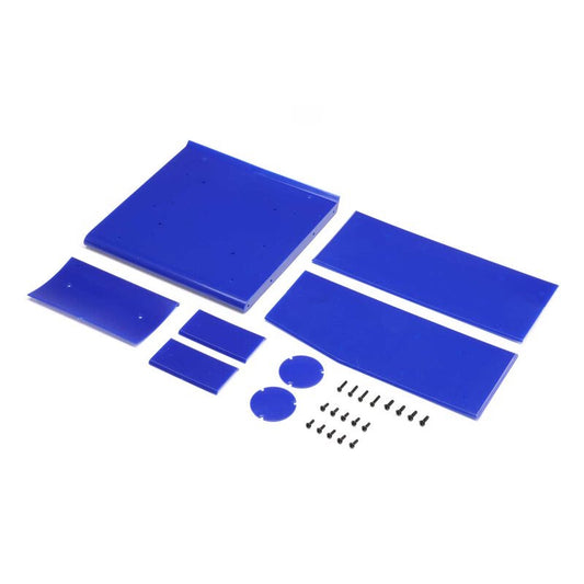 Losi LOS-2853 Wing Panel Set, Blue: 22S Sprint