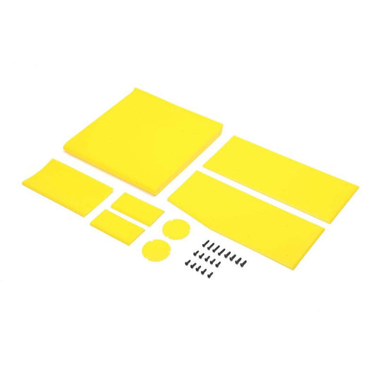 Losi LOS-2855 Wing Panel Set, Yellow: 22S Sprint