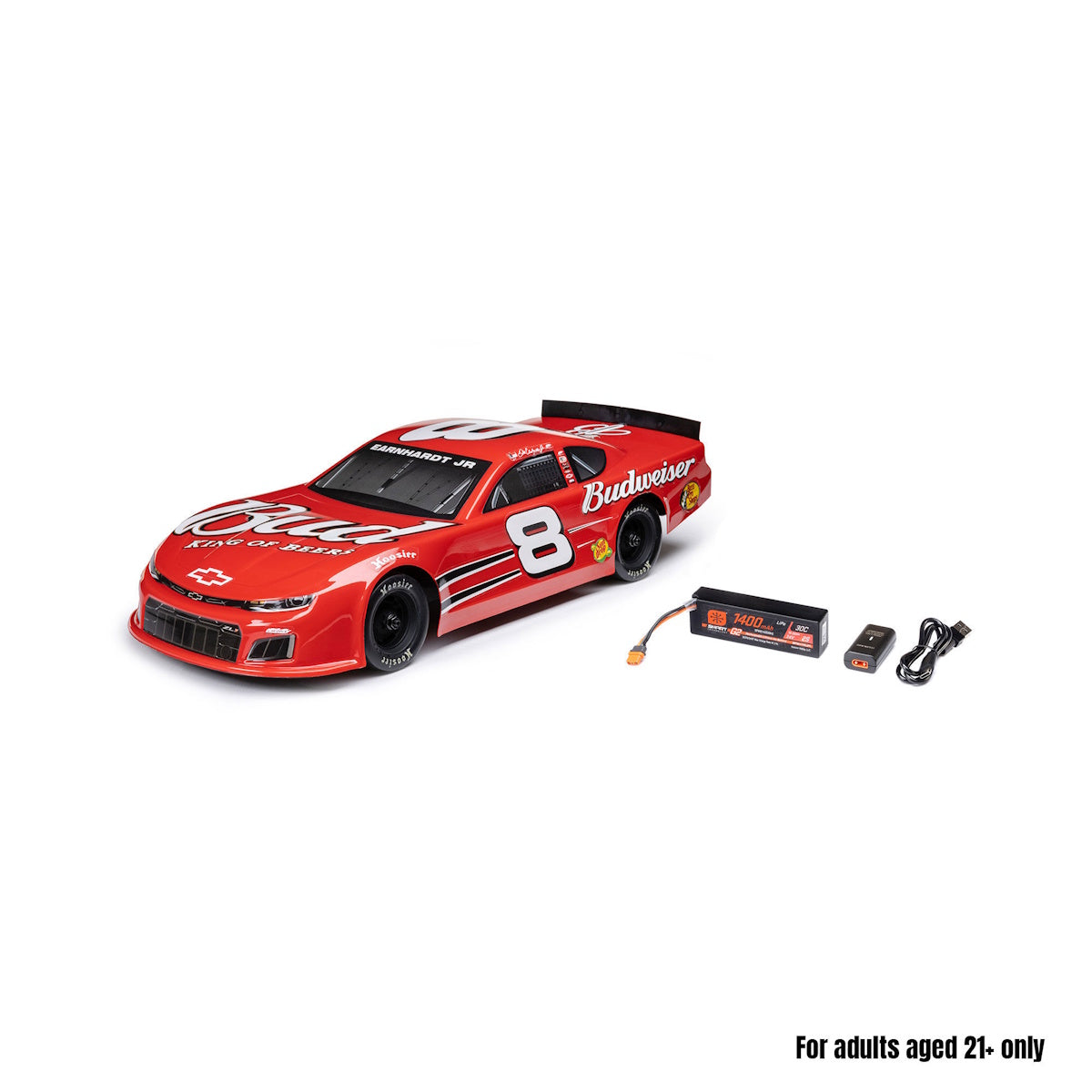 Losi LOS-3104T2 1/12 Asphalt Late Model RC Race Car Dale Earnhardt Jr. No. 8 Red