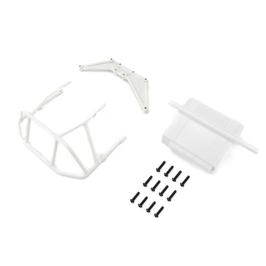 Losi Rear Bumper Set White 1/10 22S Dirt Late Model LOS-4242.