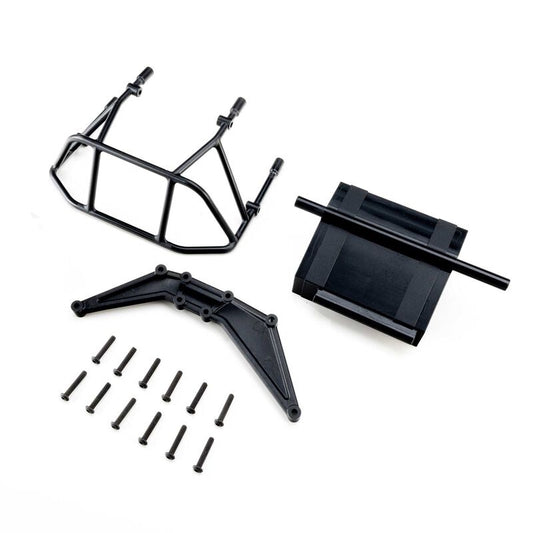 Losi Rear Bumper Set Black 22S Dirt Late Model DLM LOS-4253.