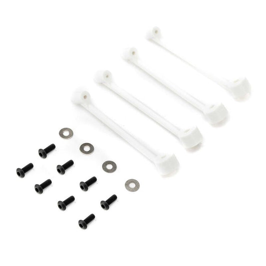 Losi LOS-4254 Support Strut Set White 22S Dirt Late Model.