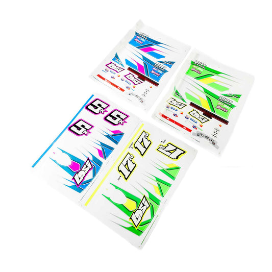 Losi LOS4256 Blue Green Graphics Set
