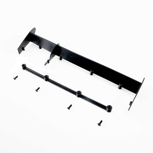 Losi 22S Dirt Late Model DLM Rear Spoiler Wing Set Black LOS-4259