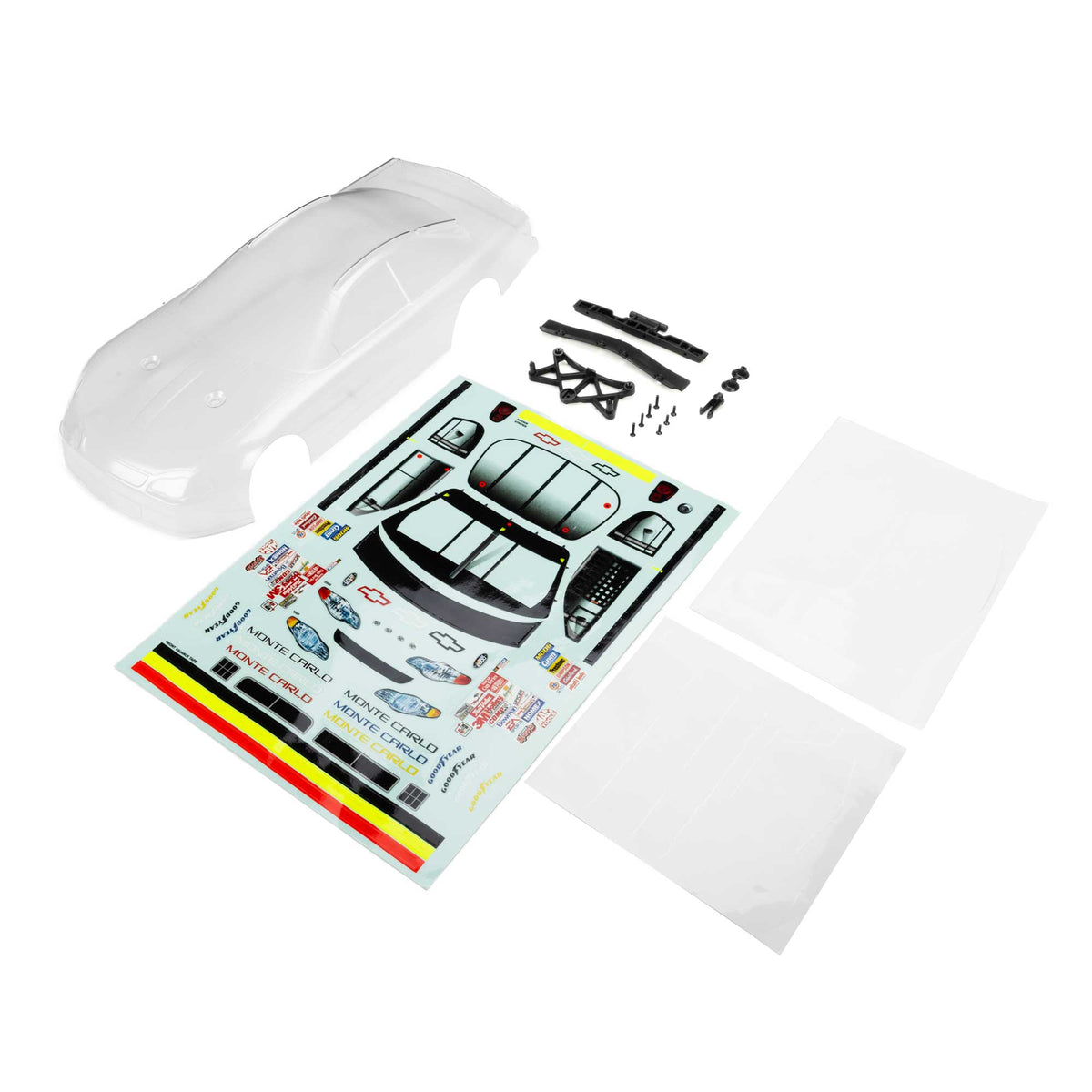 Losi LOS-4561 Clear Body Chevrolet Monte Carlo Gen4 NASCAR GROM