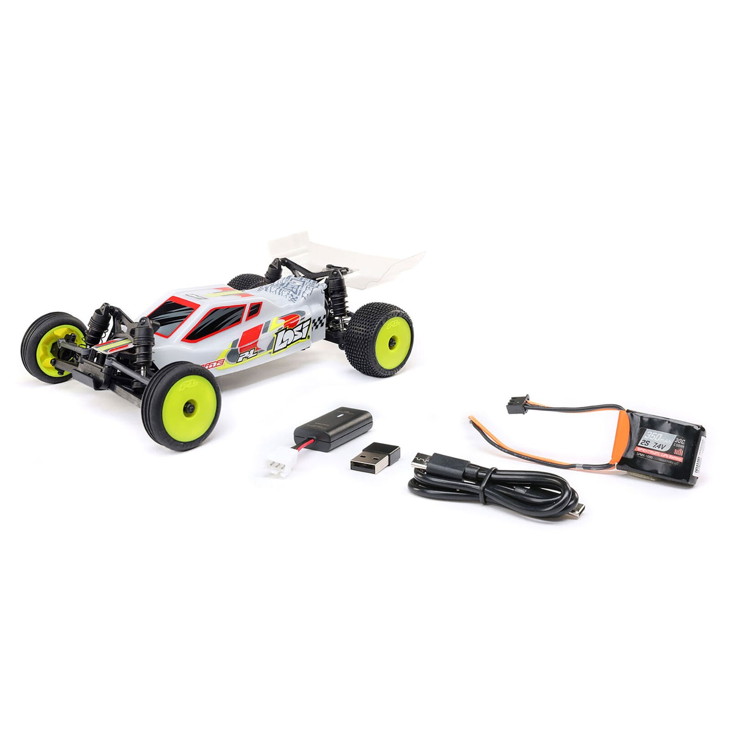 Losi 1/24 Micro-B 2S 2WD RTR Race Buggy w/ Battery & Charger.