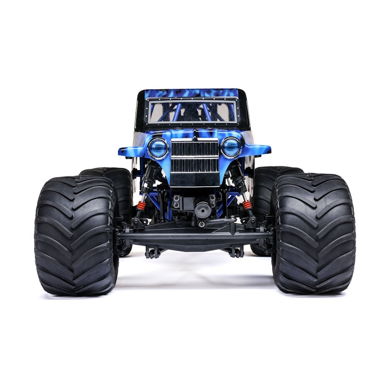 Losi 1/8 LMT 2.0 Son-Uva Digger 4X4 Solid Axle Brushless Monster Truck RTR, Blue