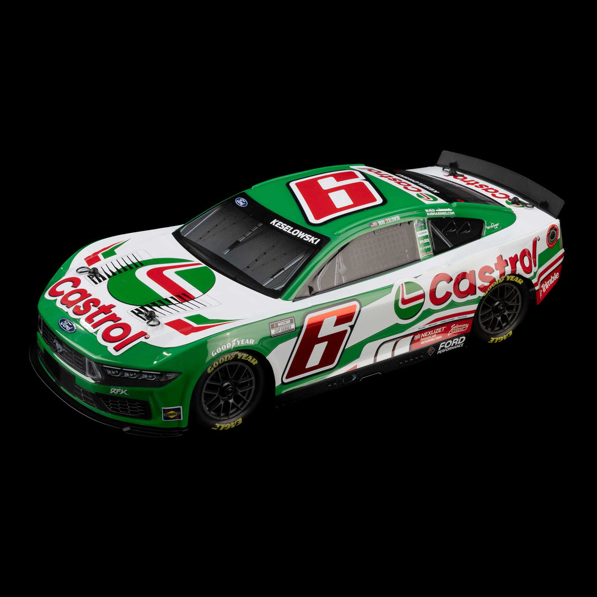 Losi LOS1122606 1/12 NASCAR No. 6 Castrol Ford Mustang RTR