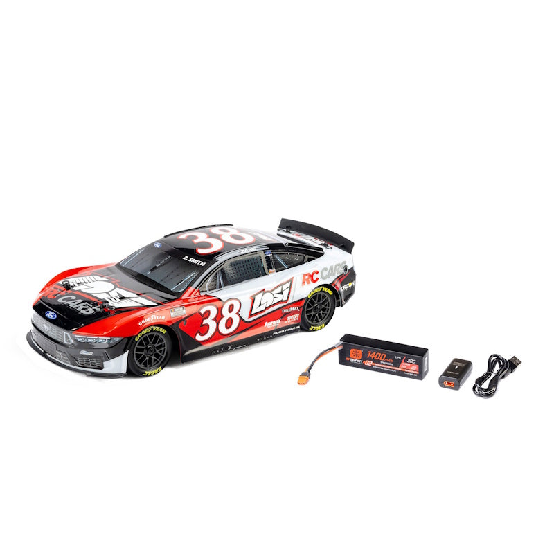 Losi  1/12 NASCAR Zane Smith #38 2026 Ford Mustang AWD RTR