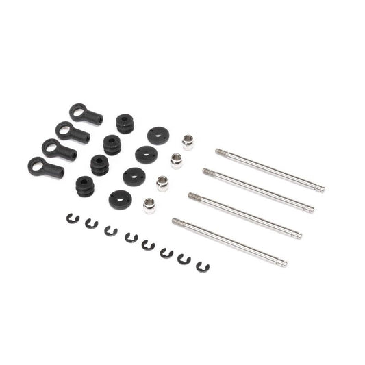 Losi - LOS213012 Shock Shaft Rebuild Kit (2): Mini LMT - PowerHobby