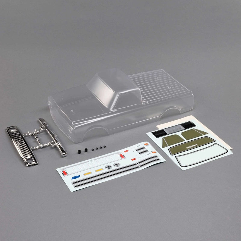 Losi LOS230102 1972 Chevy C10 Pickup Body Set, Clear: V100