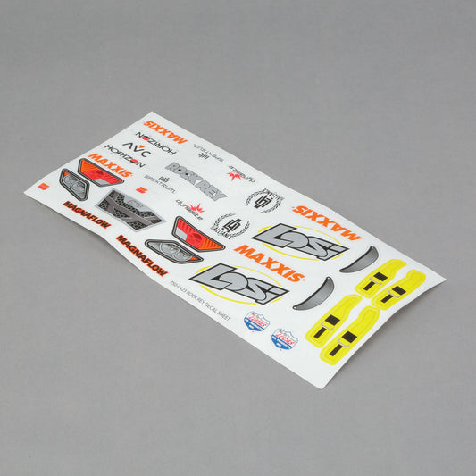 Losi LOS239001 Fluorescent Yellow Decal Sheet