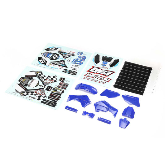 Losi LOS260001 Blue Plastics with Wraps