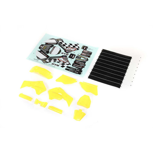 Losi LOS260003 Yellow Plastics with Wraps