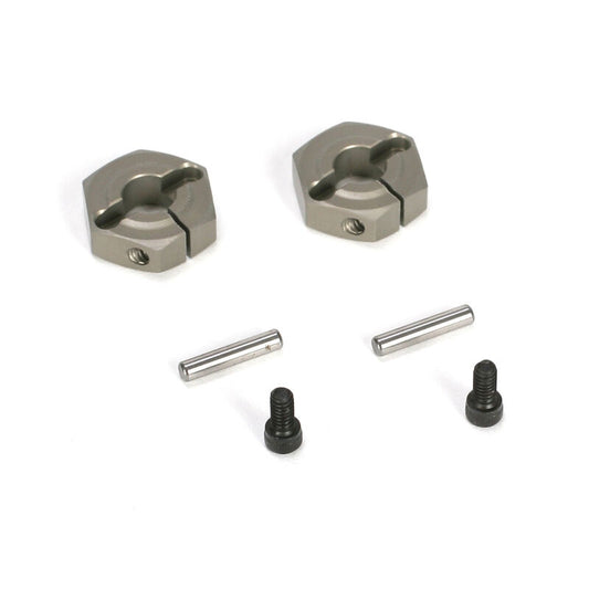 Losi LOSB3493 Aluminum Clamping Wheel Hex (2): TEN-SCTE