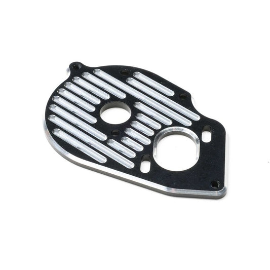 Team Losi Racing TLR-1071 Motor Plate, Machined Aluminum, Black: 22S Sprint