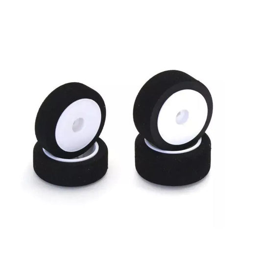 Kyosho MBT003MB Sponge Tire Set Mini-Z Buggy (Medium/White Dish Wheel)