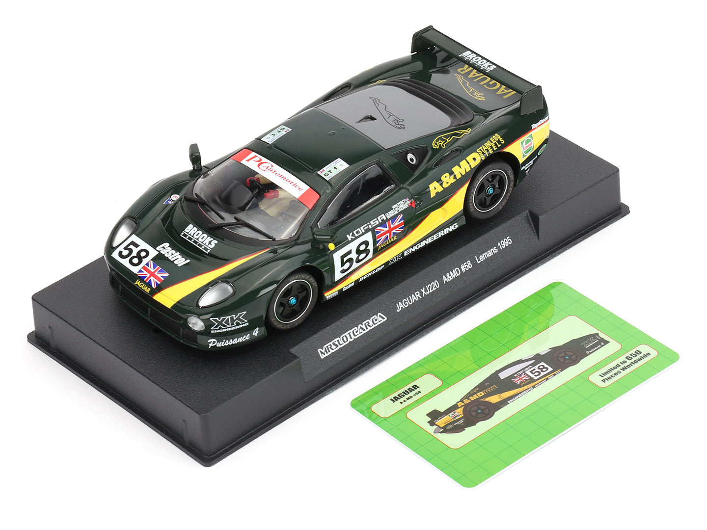 MR SlotCar Jaguar XJ220 C AMD&D Le Mans 1995 1/32 Slot Car MR1083 MRslotcar