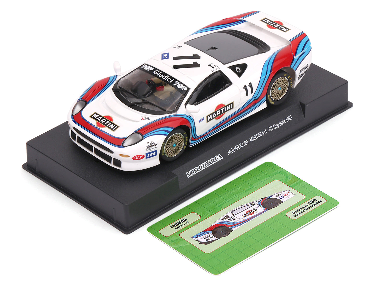 MR SlotCar Jaguar XJ220 C Martini GT Italia Cup 1993 1/32 Slot Car MR1084 MRslotcar