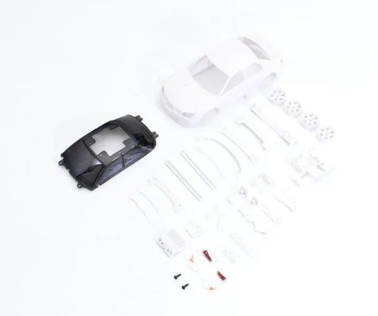 Kyosho MZN205 Subaru Impreza WRX STI White Body Set w/Wheels Mini-Z AWD.