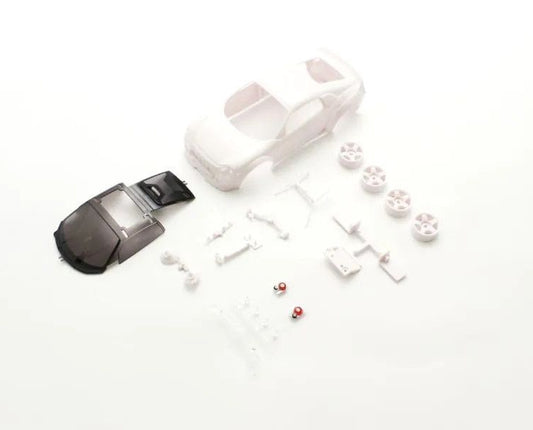 Kyosho MZN211 Honda Neo Classic Racer White Body Set w/Wheels Mini-Z AWD.