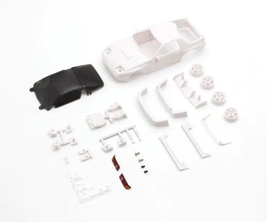 Kyosho MZN213 Mazda Savanna RX-7 FC3S White Body Set w/Wheels Mini-Z AWD.