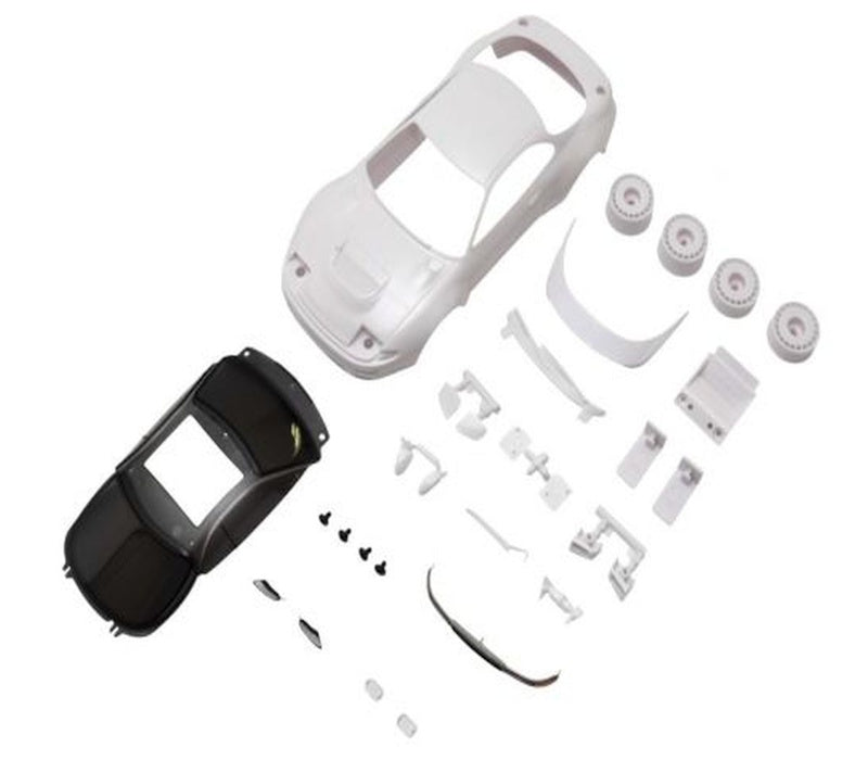 Kyosho MZN236 Toyota Celica GT-Four RC White Body Set w/Wheels Mini-Z AWD.