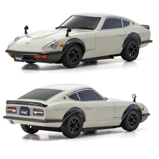 Kyosho MZP467W Nissan Fairlady 240ZG White Auto Scale Body Mini-Z AWD.