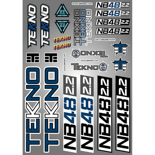 Tekno RC TKR9336 Decal Sheet NB48 2.2