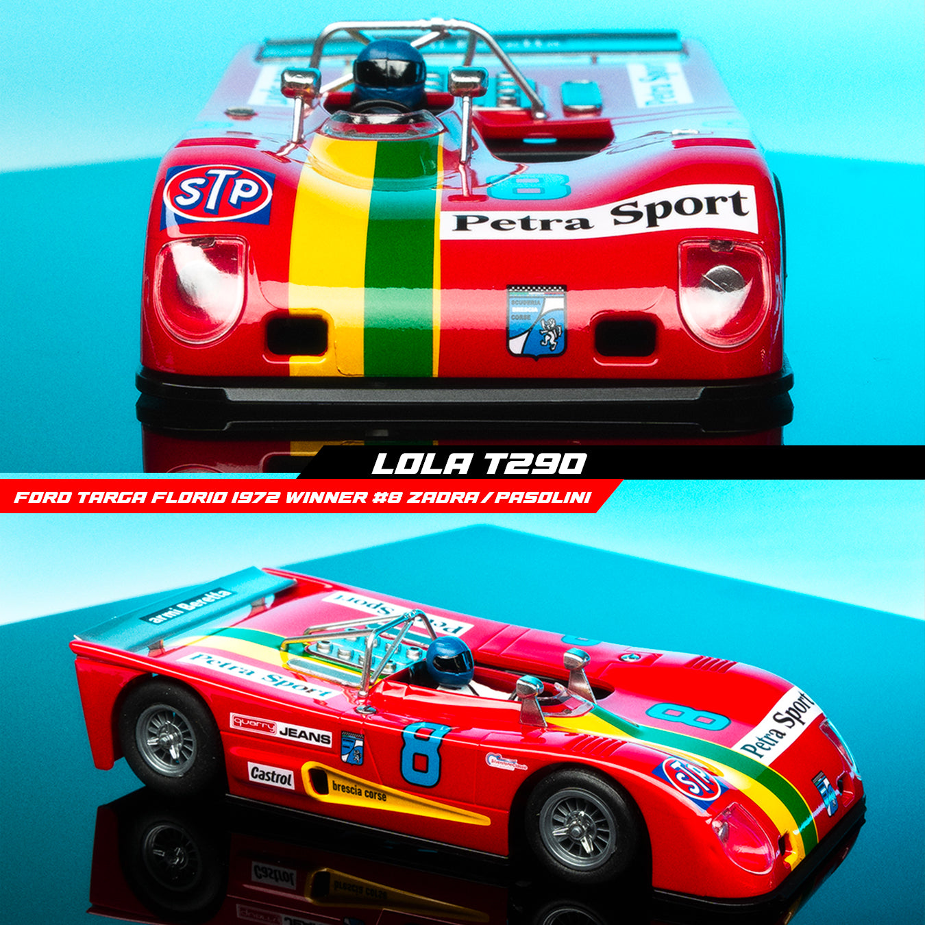 NSR Lola T290 Targa Florio 1973 Winner Zadra/Pasolini 1/32 Slot Car NSR0565