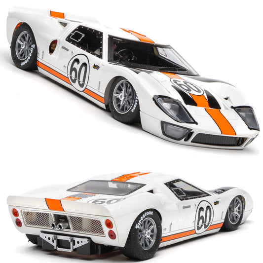 NSR Ford GT40 MKI LE MANS 24H 1966 #60 1/32 Slot Car 0604