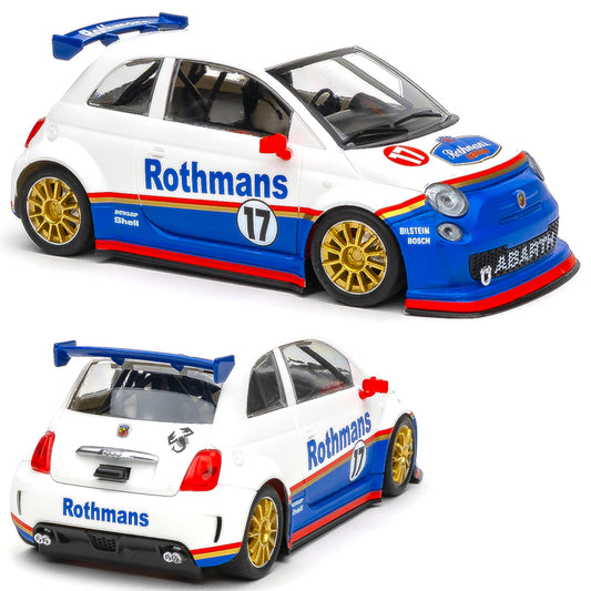 NSR Fiat Abarth 500 Rothmans #17 1/32 Slot Car 0609 NSR0609