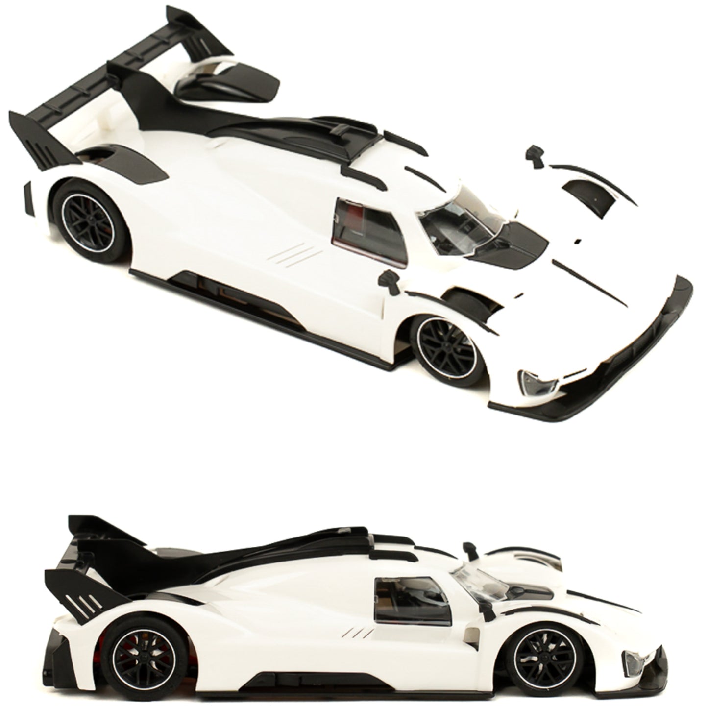 NSR Hypercar Test Car White 1/32 Slot Car NSR0612 0612