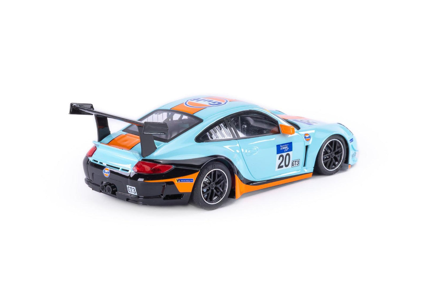 NSR Porsche 997 GT3 #20 Gulf Le Mans 24h 2017 Anglewinder 1/32 Slot Car 0617AW.