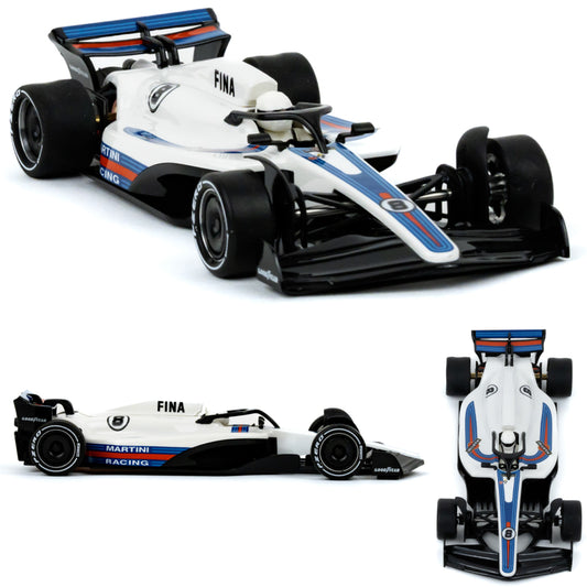 NSR Formula 22/26 #8 Martini Racing White F1 1/32 Slot Car 0621.