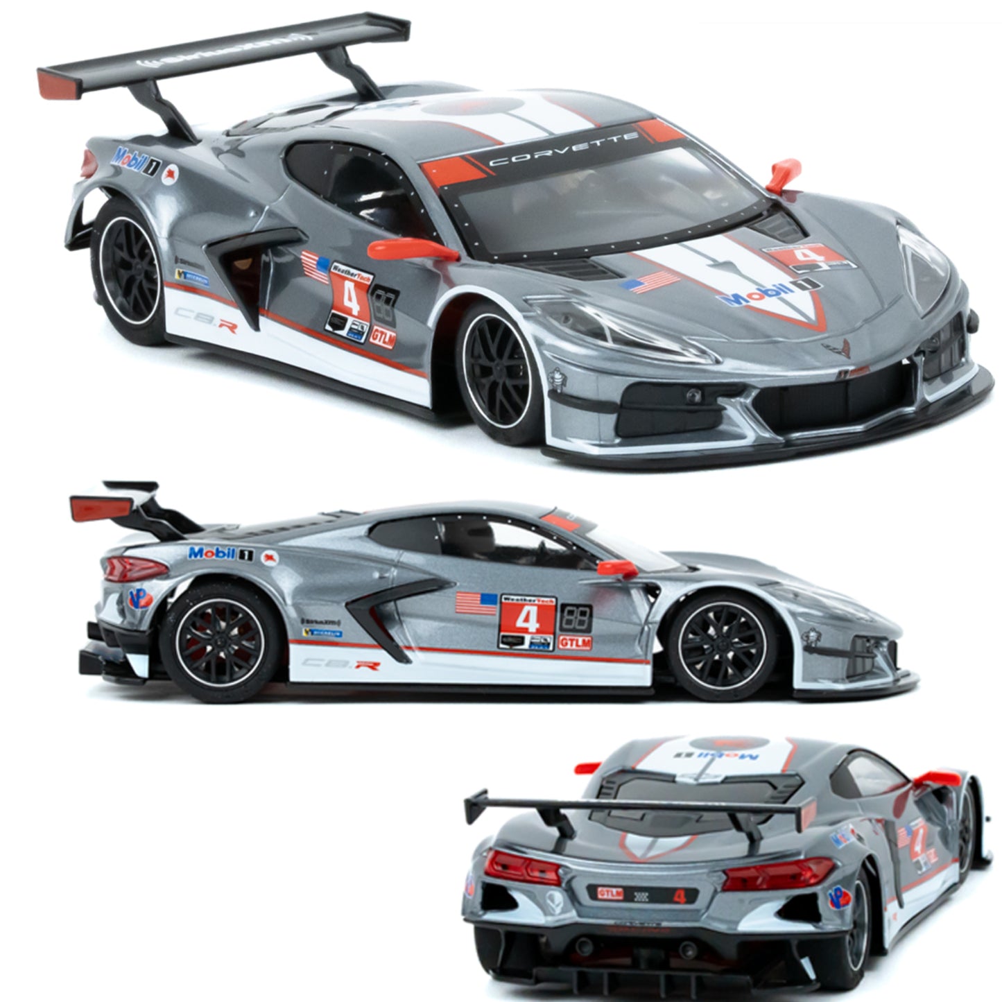 NSR Corvette C8R GTLM Sebring 12h 2021 Sidewinder 1/32 Slot Car 0623.