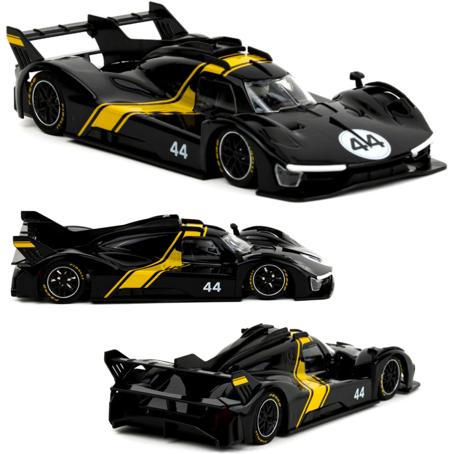 NSR Hypercar Test Car #44 Black 1/32 Slot Car NSR0625 0625