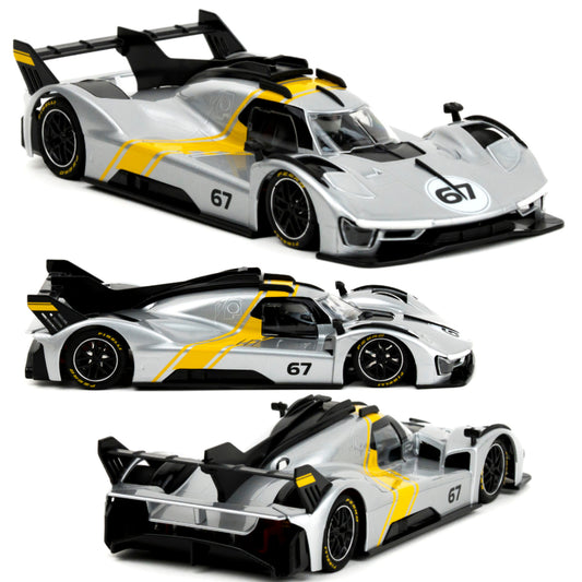 NSR Hypercar Test Car #67 Silver 1/32 Slot Car NSR0626 0626.