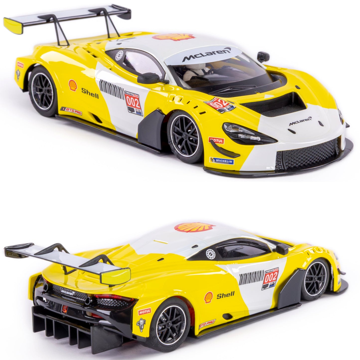 NSR McLaren 720S GT3 Marlboro Yellow 1/32 Slot Car