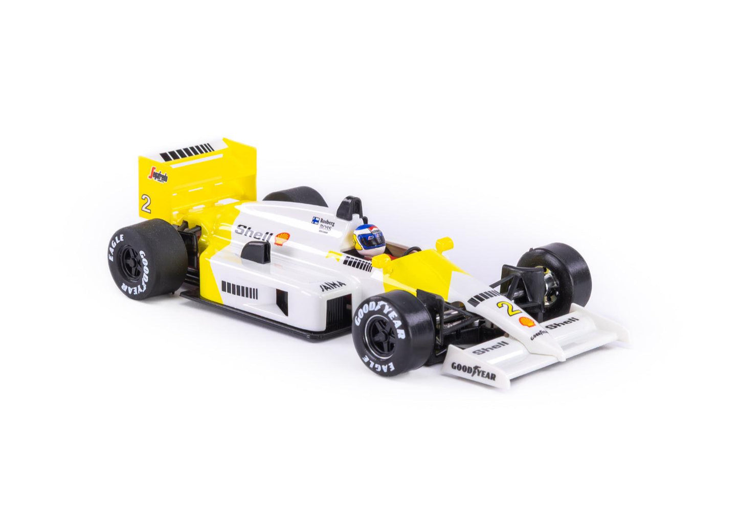 NSR Formula 86/89 MP4/2 Estoril 1986 Keke Rosberg Historic Line HL10 1/32 Slot Car.